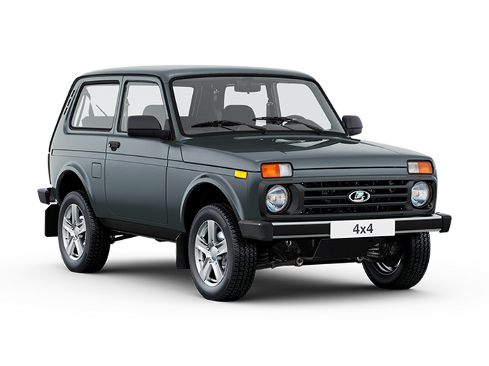 Lada Niva Legend 3 дв. Серебристо-темно-серый "Борнео"